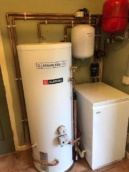 Our unvented cylinder installation service